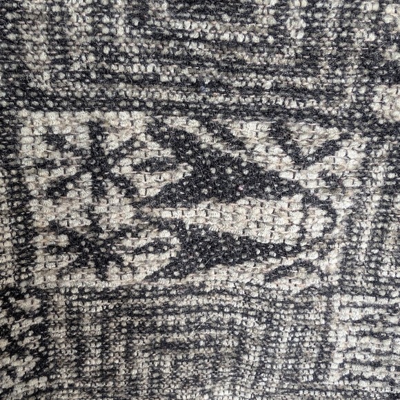 Vintage Eric Alexandre Black and Cream Knit Patterned Vest Size 40 Large Womens - Picture 8 of 11